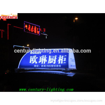 car top sign plastic